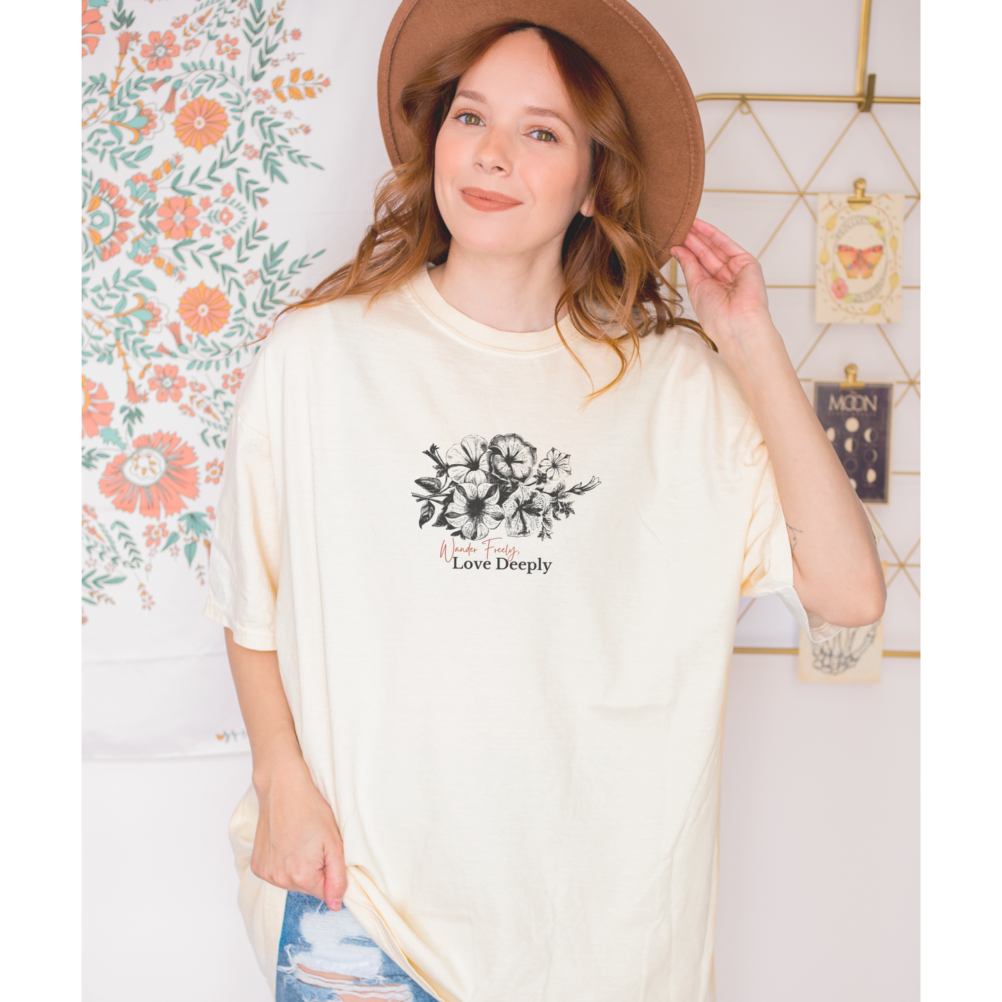 Wander Freely, Love Deeply T-Shirt