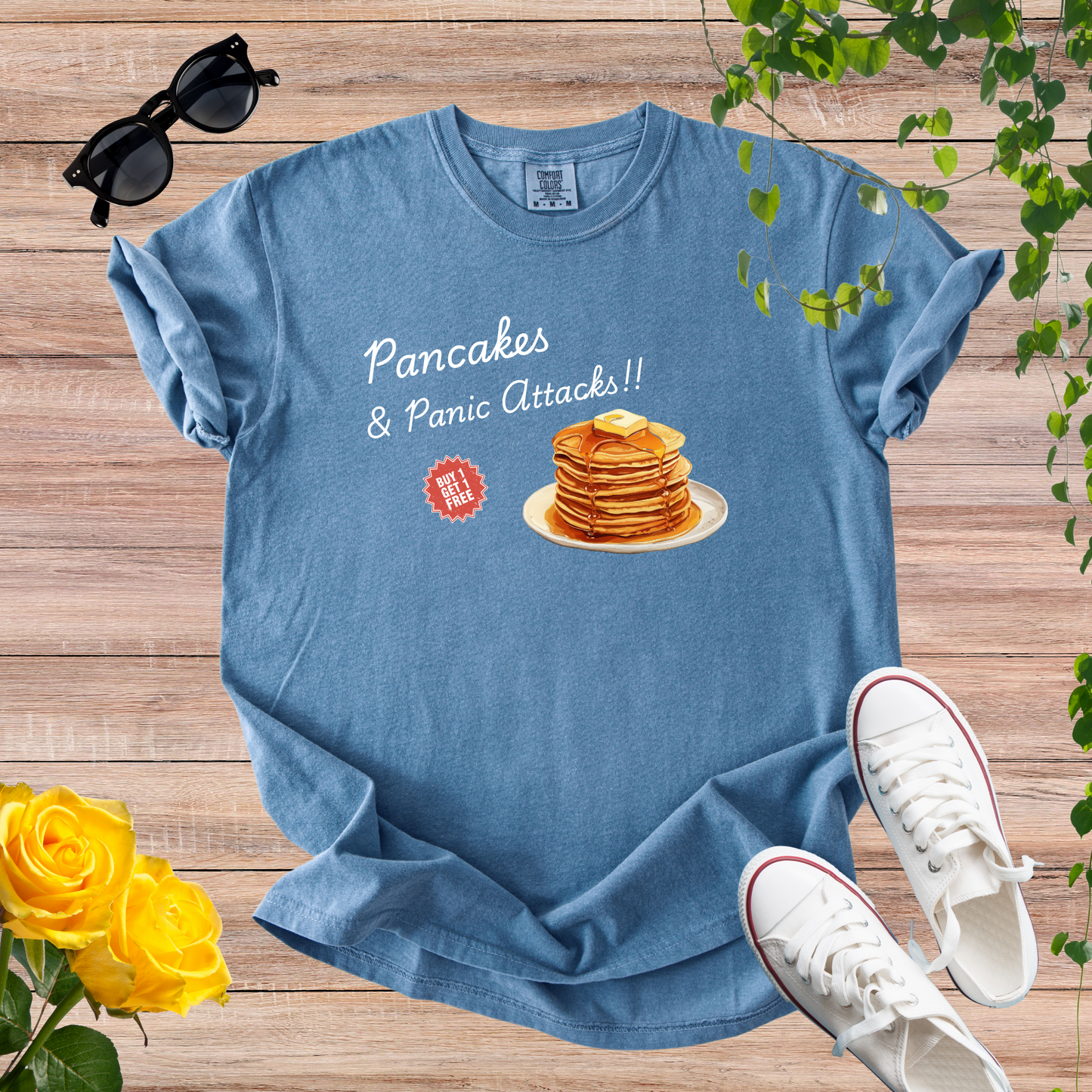 Pancakes & Panic Attacks T-Shirt