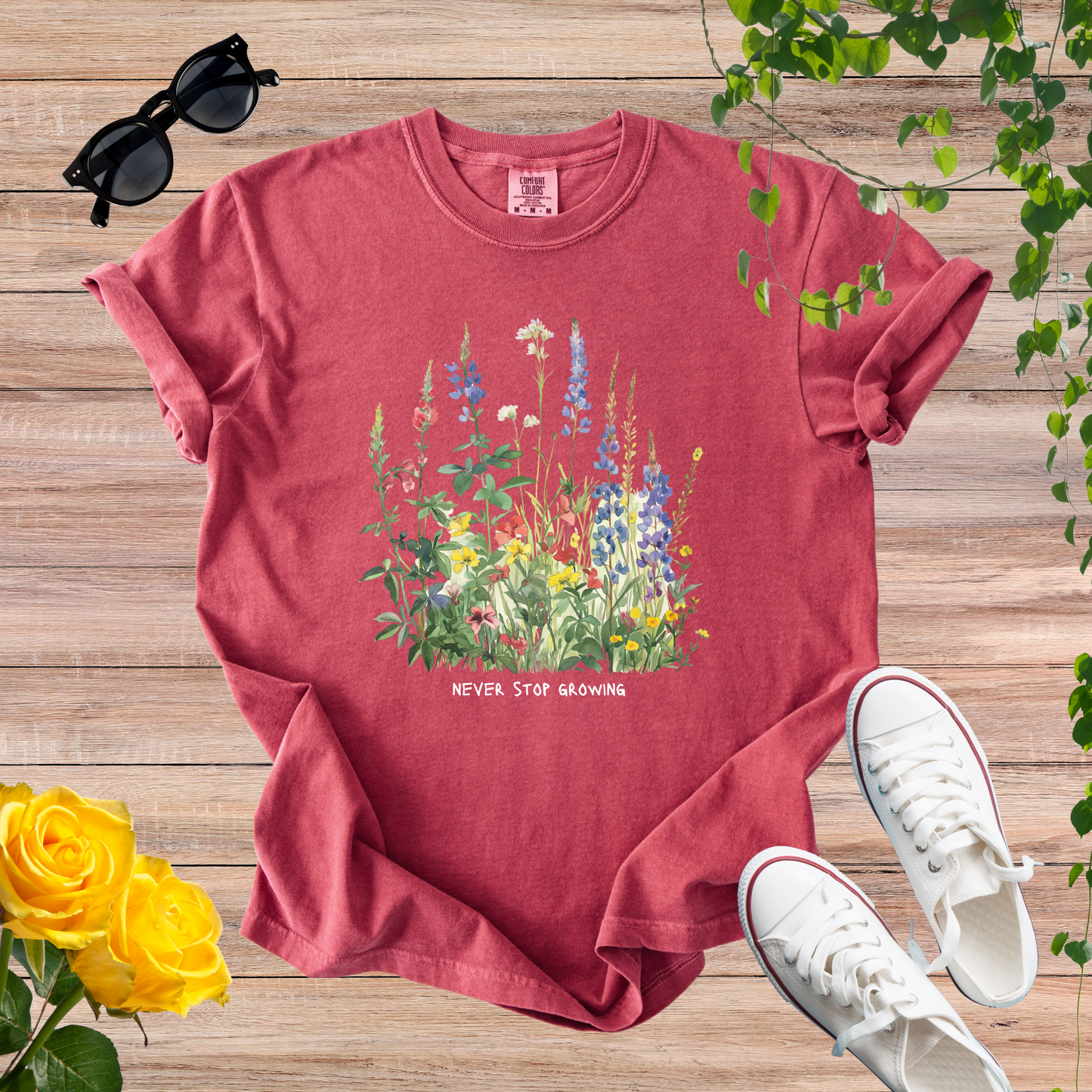 Never Stop Growing T-Shirt