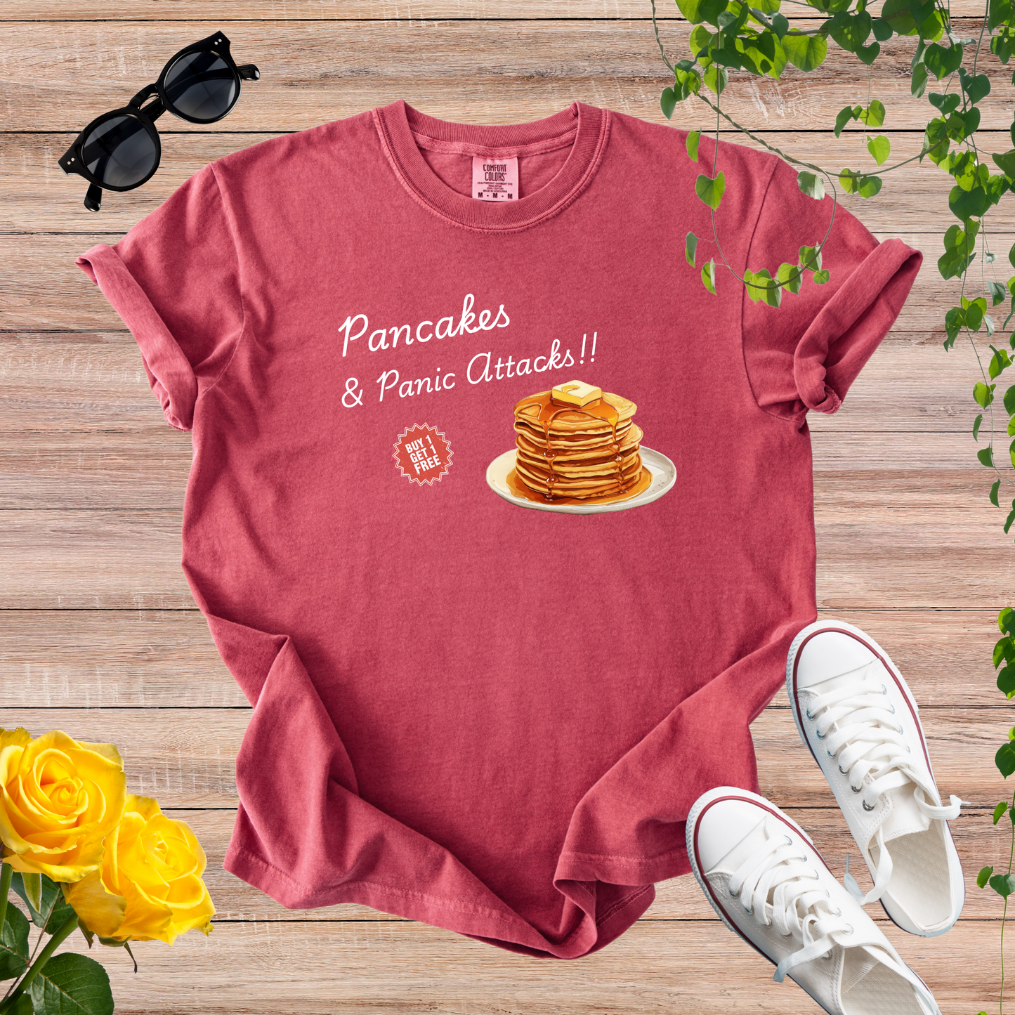 Pancakes & Panic Attacks T-Shirt