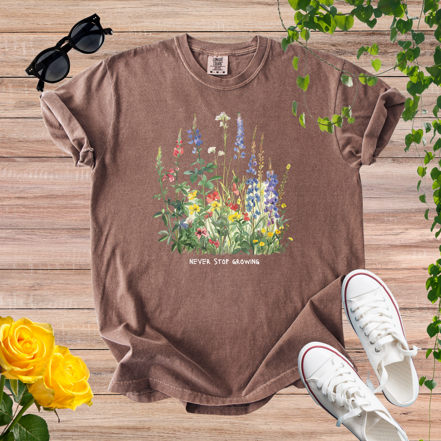 Never Stop Growing T-Shirt
