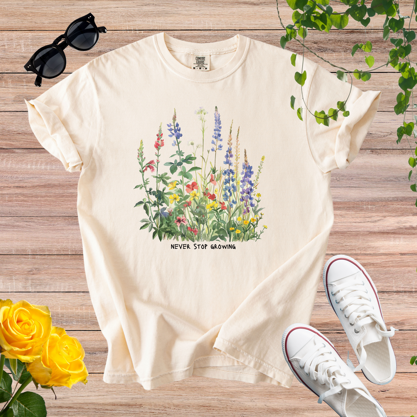 Never Stop Growing T-Shirt